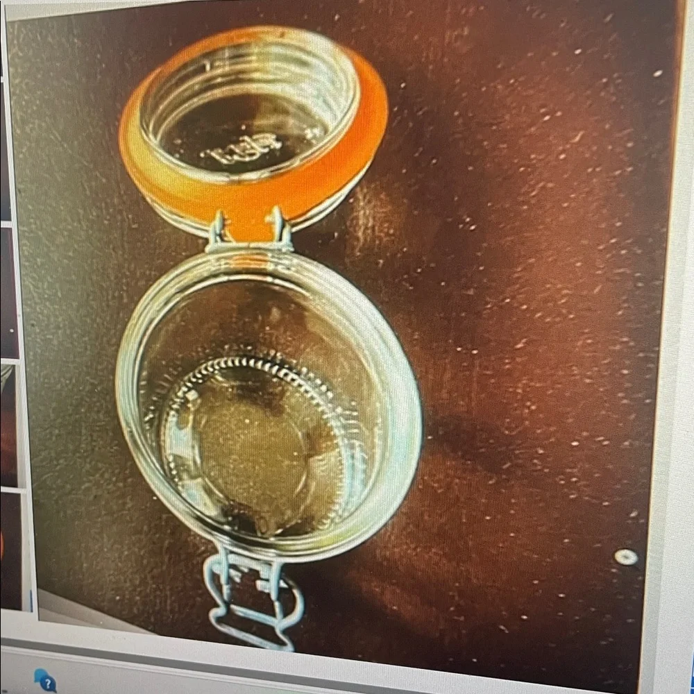 VTG LE PARFAIT SUPER 350 GLASS CANNING/STORAGE JAR - FRANCE
